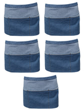 Load image into Gallery viewer, Cotton Denim Money Apron With 3 Pockets - 21&quot; Wide x 11&quot; Long (Pack of 1 or 5)