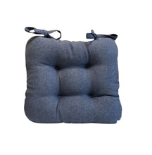Load image into Gallery viewer, Foxcote Tie On Chunky Seat Garden Furniture Cushion Pad