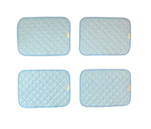 Load image into Gallery viewer, Duck Egg Quilted Placemats (Pack of 4)