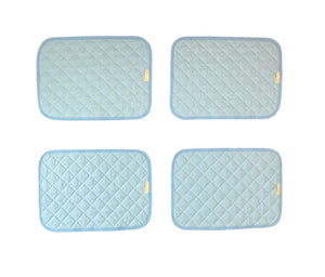 Duck Egg Quilted Placemats (Pack of 4)