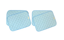 Load image into Gallery viewer, Duck Egg Quilted Placemats (Pack of 4)