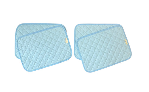 Duck Egg Quilted Placemats (Pack of 4)