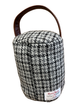 Load image into Gallery viewer, Harris Tweed 100% Pure New Wool Doorstop Cover with Leather Handle