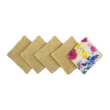 Load image into Gallery viewer, Upcycled Cotton &amp; Hessian Scrubber Dishcloths (Mixed Pack of 5 or 10)