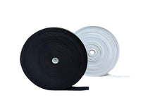 Load image into Gallery viewer, Elastic Spool Sewing Craft Reel 1 inch Wide 35m Roll (White or Black)