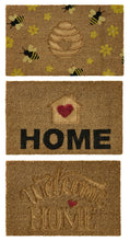 Load image into Gallery viewer, Kentwell Embossed Natural Coir Mat 60cm x 40cm 3 Designs