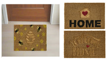Load image into Gallery viewer, Kentwell Embossed Natural Coir Mat 60cm x 40cm 3 Designs