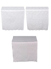 Load image into Gallery viewer, Broderie Anglaise White Cotton Table Runner 14&quot; x 53&quot; (3 Designs)