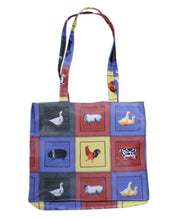 Load image into Gallery viewer, Farmyard Animal PVC Coated Cotton Shopping Bag (36cm x 32cm)