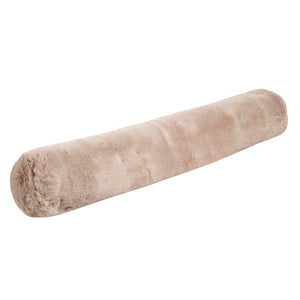 Soft Plush Faux Rabbit Fur Draught Excluder-3ft (4 Colours)