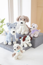 Load image into Gallery viewer, King Cole Crochet Pattern for Stuffed Dog Toys in Yummy 9191