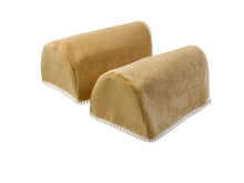 Load image into Gallery viewer, Chenille Rounded Arm Caps or Chair Backs With Lace Detail (Various Colours and Sizes)