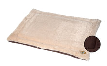 Load image into Gallery viewer, Gor Pets Suede &amp; Faux Fur Nordic Crate Mat (Brown or Grey)