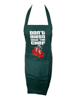 Load image into Gallery viewer, Novelty “Don’t mess with the Chef” Bib Apron (4 Colours)