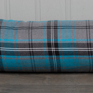 Turquoise & Grey Tartan Check Draught Excluder (4 Sizes)