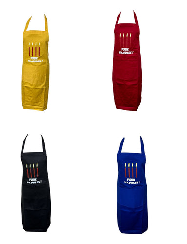 Novelty “Fork Handles” Slogan Bib Apron (4 Colours)