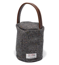 Load image into Gallery viewer, Harris Tweed 100% Pure New Wool Doorstop Cover with Leather Handle