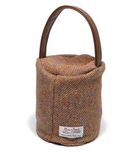 Load image into Gallery viewer, Harris Tweed 100% Pure New Wool Doorstop Cover with Leather Handle