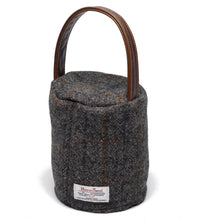 Load image into Gallery viewer, Harris Tweed 100% Pure New Wool Doorstop Cover with Leather Handle