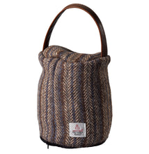 Load image into Gallery viewer, Harris Tweed 100% Pure New Wool Doorstop Cover with Leather Handle