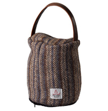 Load image into Gallery viewer, Harris Tweed 100% Pure New Wool Doorstop Cover with Leather Handle