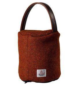 Harris Tweed 100% Pure New Wool Doorstop Cover with Leather Handle