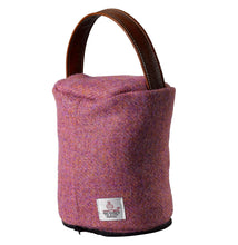 Load image into Gallery viewer, Harris Tweed 100% Pure New Wool Doorstop Cover with Leather Handle