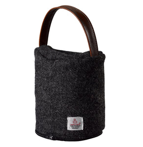 Harris Tweed 100% Pure New Wool Doorstop Cover with Leather Handle