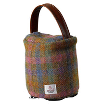 Load image into Gallery viewer, Harris Tweed 100% Pure New Wool Doorstop Cover with Leather Handle