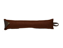 Load image into Gallery viewer, Harris Tweed Draught Excluder with Leather Detail