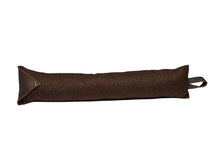 Load image into Gallery viewer, Harris Tweed Draught Excluder with Leather Detail