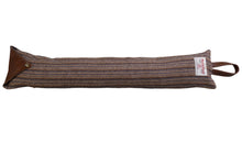 Load image into Gallery viewer, Harris Tweed Draught Excluder with Leather Detail