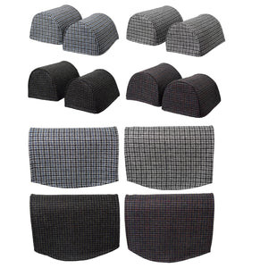 Harris Tweed Houndstooth Arm Caps & Chair Backs Set (4 Colours)