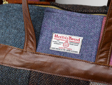 Load image into Gallery viewer, Harris Tweed 100% Pure New Wool Patchwork Bag with Leather Handle (3 Sizes)