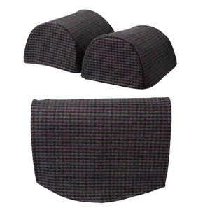Harris Tweed Houndstooth Arm Caps & Chair Backs Set (4 Colours)