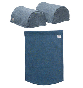 Harris Tweed Speckled Arm Caps & Chair Backs Set (3 Colours)