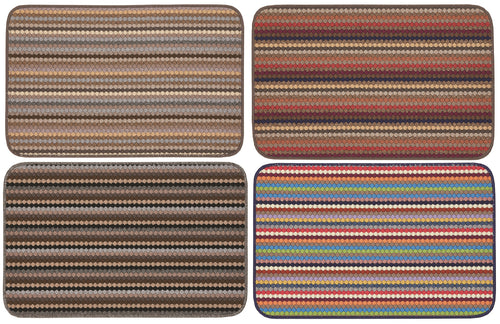 Helsinki Striped Washable Mat (4 Colours)