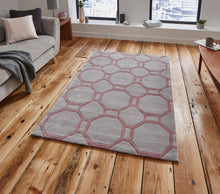 Load image into Gallery viewer, Hong Kong Hand Tufted Geometric Octagon Rug (Various Sizes &amp; Colours)