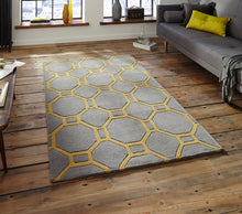 Load image into Gallery viewer, Hong Kong Hand Tufted Geometric Octagon Rug (Various Sizes &amp; Colours)