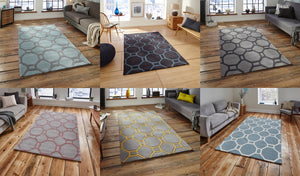 Hong Kong Hand Tufted Geometric Octagon Rug (Various Sizes & Colours)