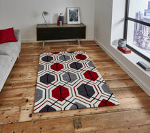 Load image into Gallery viewer, Hong Kong Hand Tufted Geometric Hexagon Rug (Various Sizes &amp; Colours)