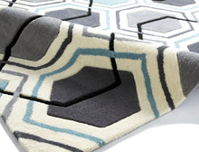 Load image into Gallery viewer, Hong Kong Hand Tufted Geometric Hexagon Rug (Various Sizes &amp; Colours)