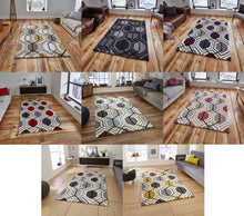 Load image into Gallery viewer, Hong Kong Hand Tufted Geometric Hexagon Rug (Various Sizes &amp; Colours)