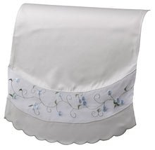 Load image into Gallery viewer, Isabelle Floral Square Arm Cap Pair &amp; Chair Back Set (Blue or Pink)