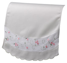 Load image into Gallery viewer, Isabelle Floral Square Arm Cap Pair &amp; Chair Back Set Blue or Pink (Seconds)