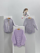 Load image into Gallery viewer, James Brett Intermediate Knitting Pattern Baby Sweater &amp; Cardigan JB889