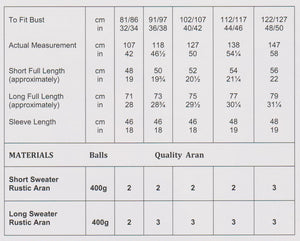 James Brett Aran Knitting Pattern Ladies Short or Long Roll Neck Sweaters JB893