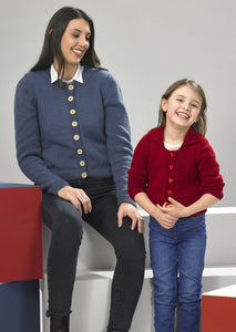 James Brett Double Knit Knitting Pattern Ladies & Girls Matching Cardigans JB895