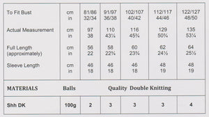 James Brett Double Knitting Pattern Ladies Intermediate Knit Sweater JB899