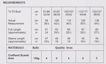 Load image into Gallery viewer, James Brett Aran Knitting Pattern Womens Fairisle Design Sweater (JB914)